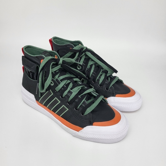 adidas Nizza High DL \'Black Green Oxide\' Sneaker Men\'s